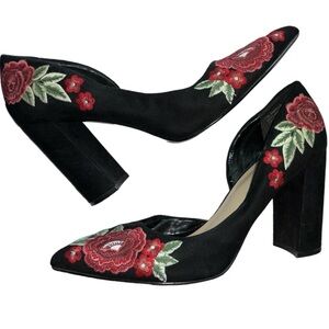 Nine West Floral 3.5” Heels